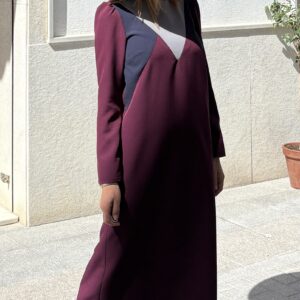 Vestido bySoniaVega burdeos