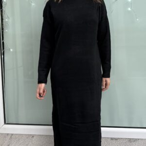 Vestido punto negro