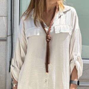 Collar nudo bronce