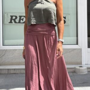 Falda rosa