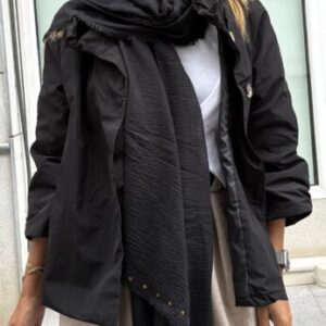 Pañuelo  negro tachas