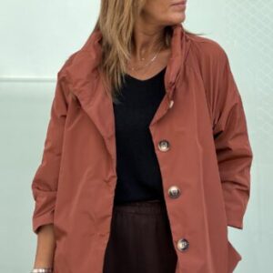 Chaqueta ligera teja