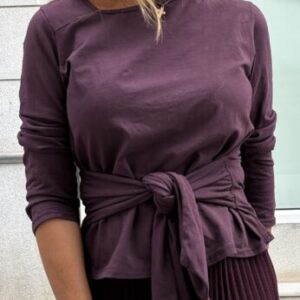 Camiseta lazada magenta
