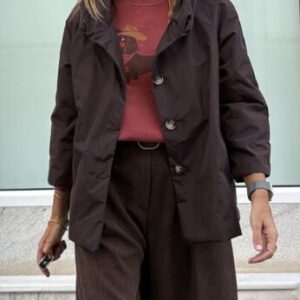 Chaqueta ligera marrón